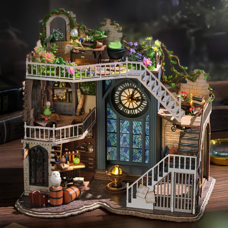 Der Terrier Miniatur Haus Book Nook