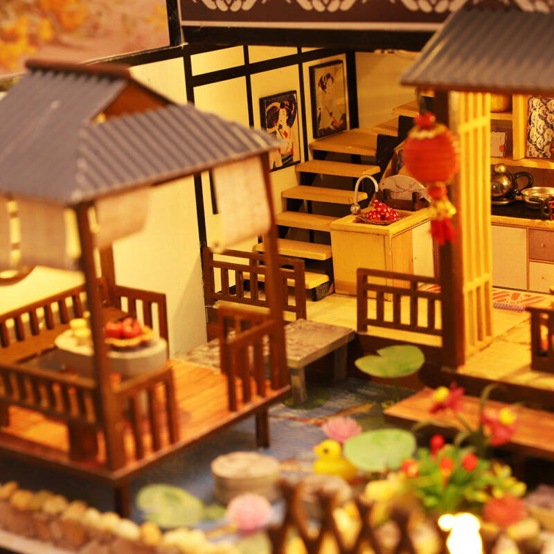 Der Bambusgarten Miniatur Haus – Bild 5