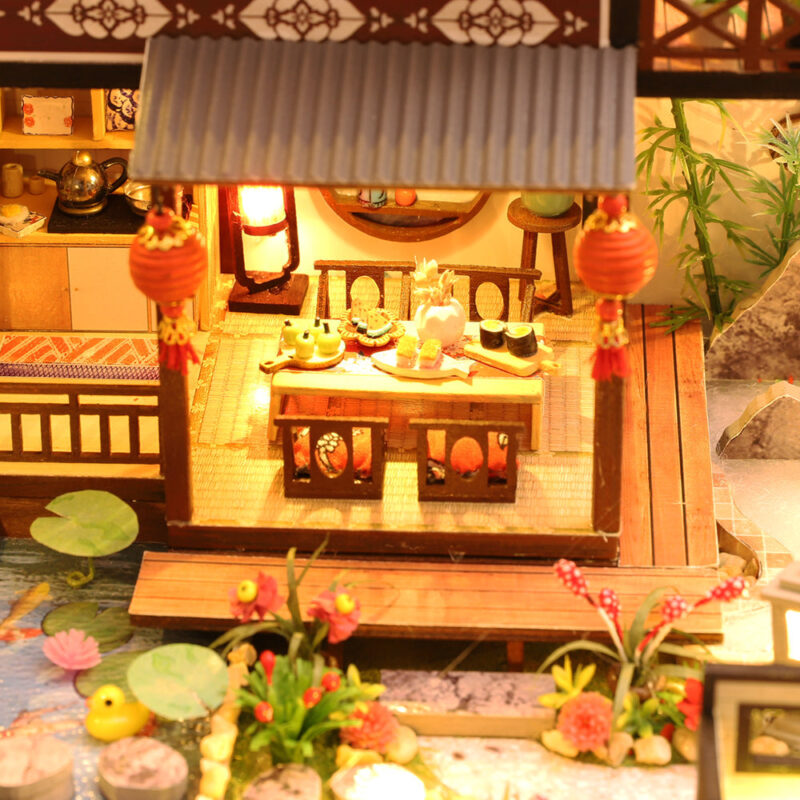 Der Bambusgarten Miniatur Haus – Bild 4