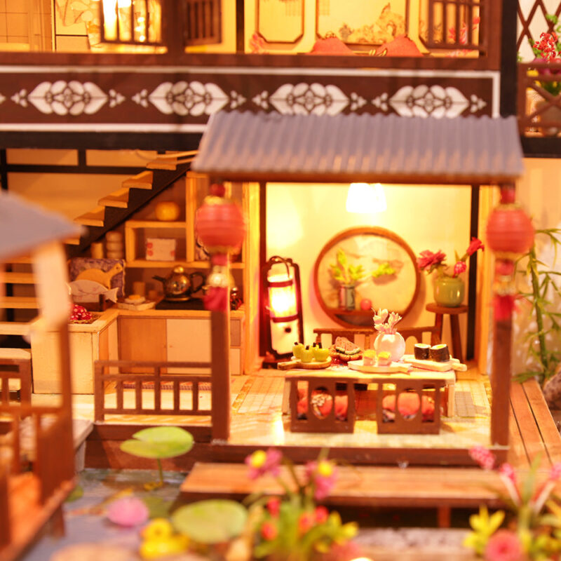 Der Bambusgarten Miniatur Haus – Bild 2