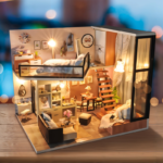 Der Miniatur Haus Sitzstange