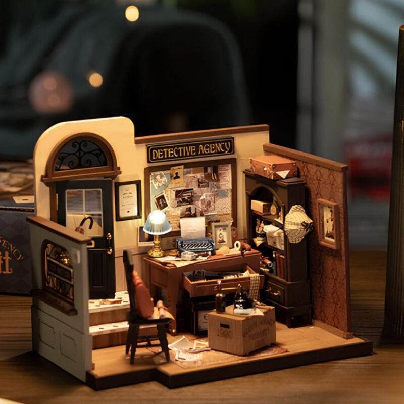 Detektivagentur Miniatur Haus