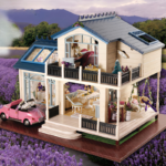 Domaine Lavendel Miniatur Haus