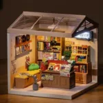 Faszinierende Bibliothek Miniatur Haus