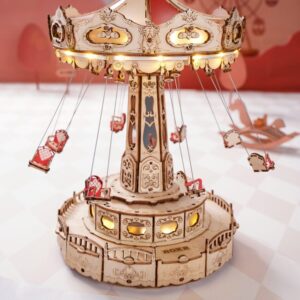 Fliegende Stühle 3D Puzzle Holz