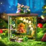 Frühlingshase Miniatur Haus