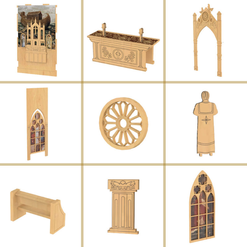 Gebete in der Kirche Book Nook – Bild 7