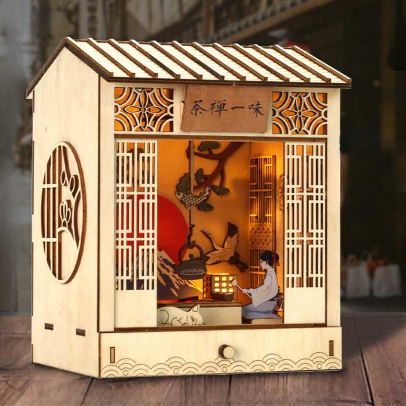 Japanisches Chashitsu Book Nook – Bild 4