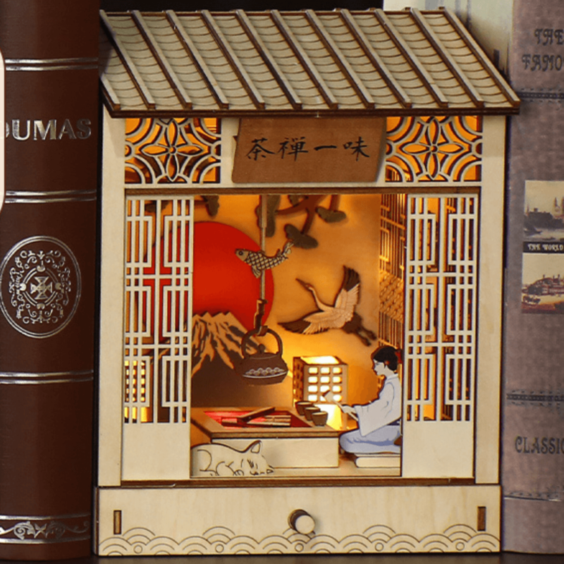 Japanisches Chashitsu Book Nook – Bild 3