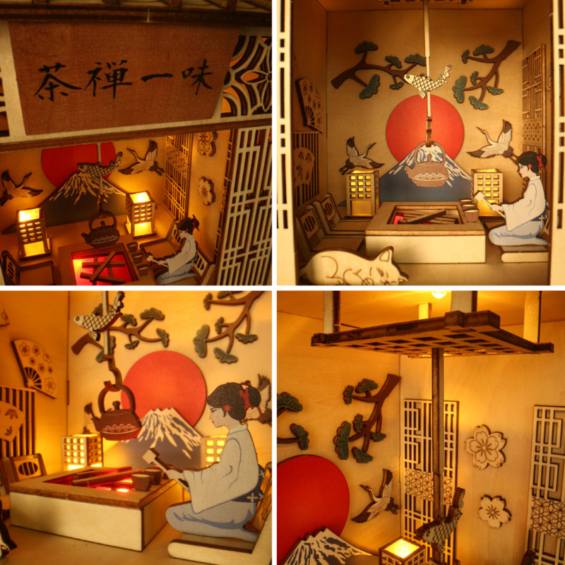 Japanisches Chashitsu Book Nook – Bild 6