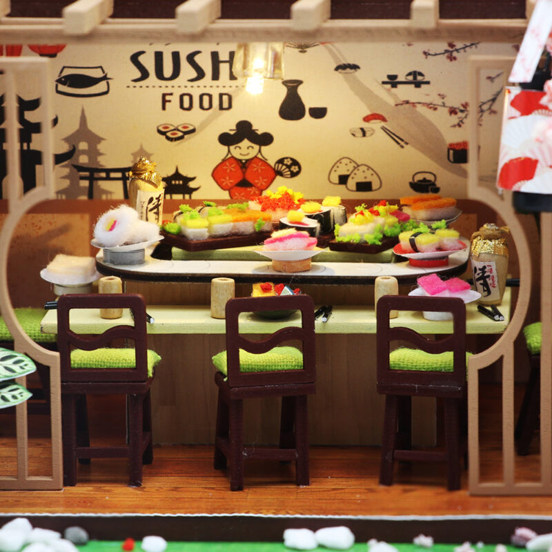Miniatur Haus Sushi Restaurant – Bild 2