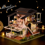 Monets Garten Miniatur Haus