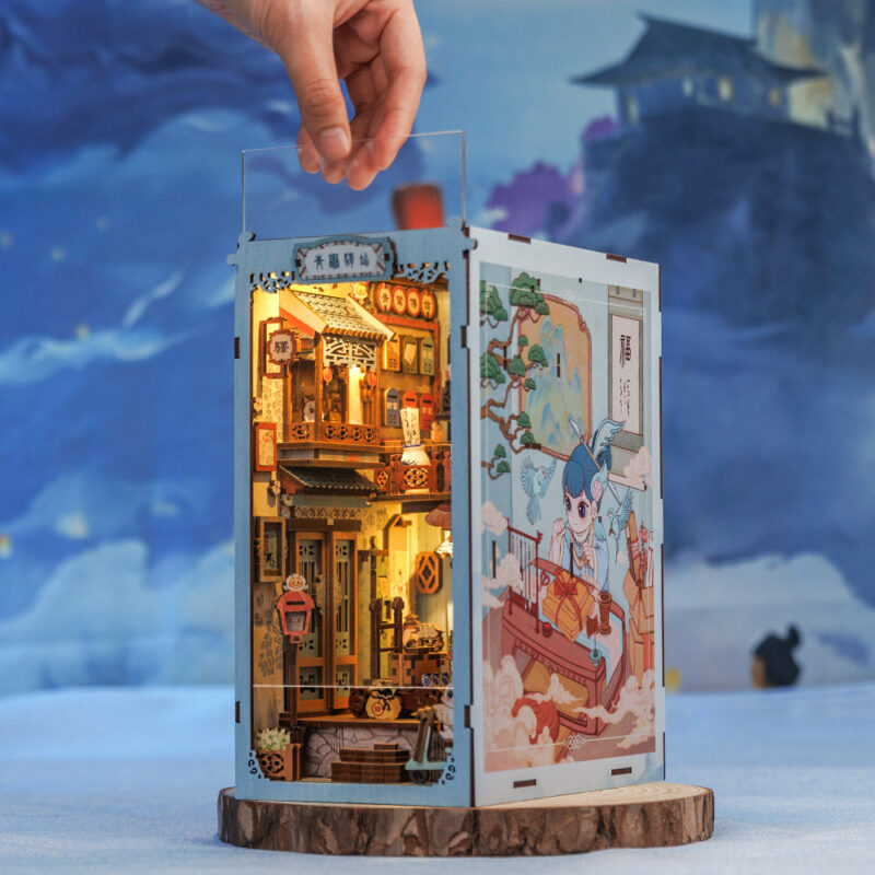 Phönix Blau Zuflucht Book Nook – Bild 3