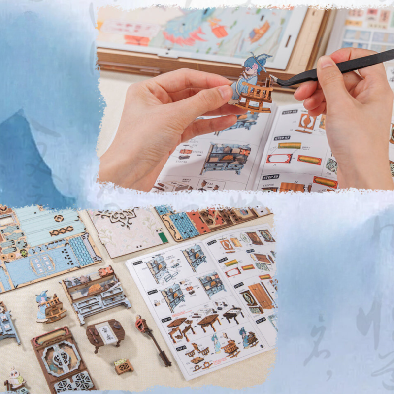 Phönix Blau Zuflucht Book Nook – Bild 5