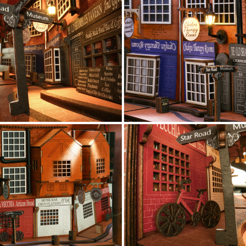 Romantische Gasse Book Nook – Bild 6