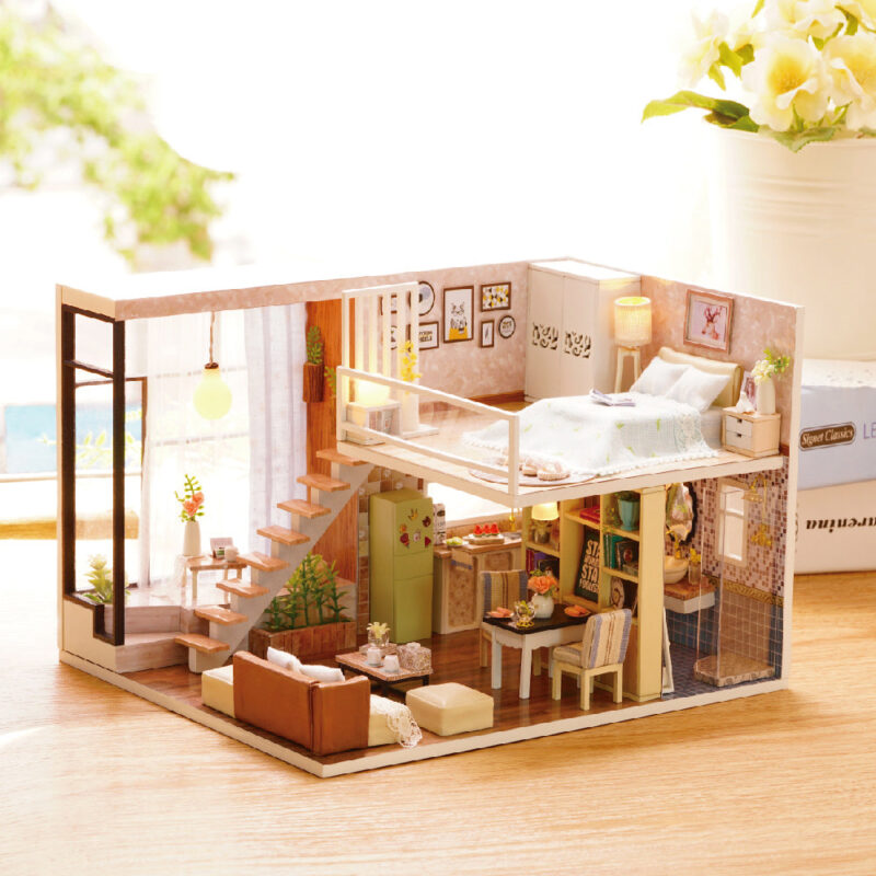 Sanfte Ausstrahlung Miniatur Haus