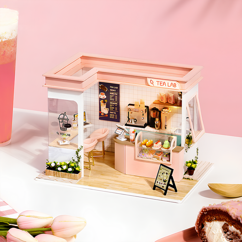 Sanfte Pause Miniatur Haus – Bild 2