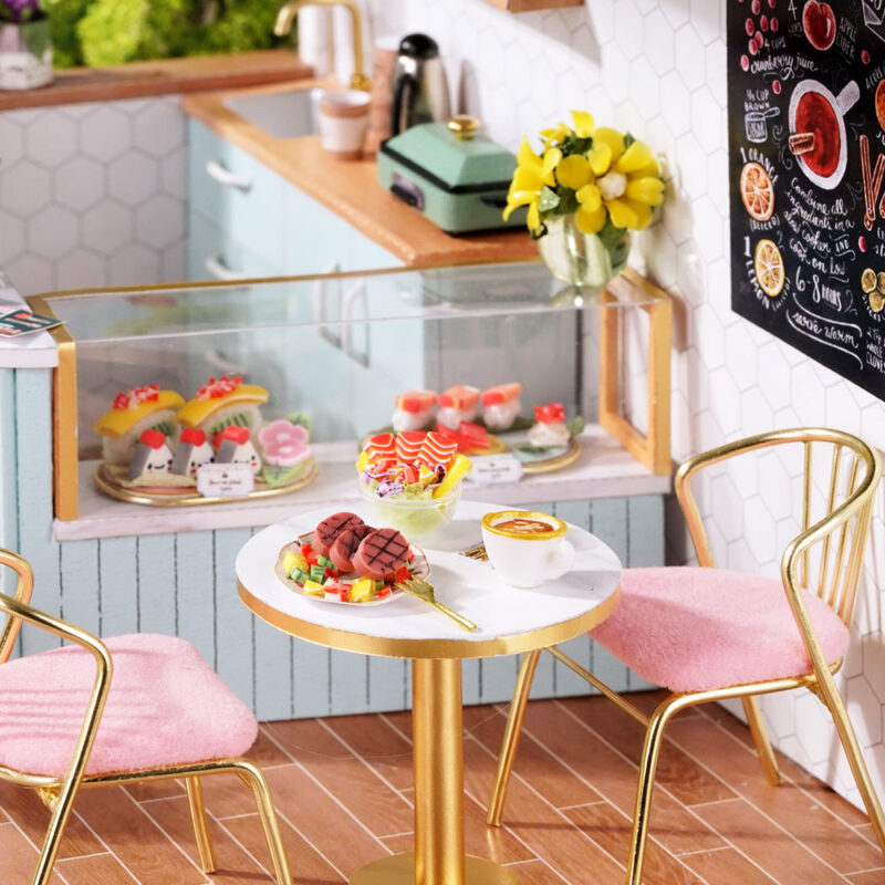 Sanfte Pause Miniatur Haus – Bild 6