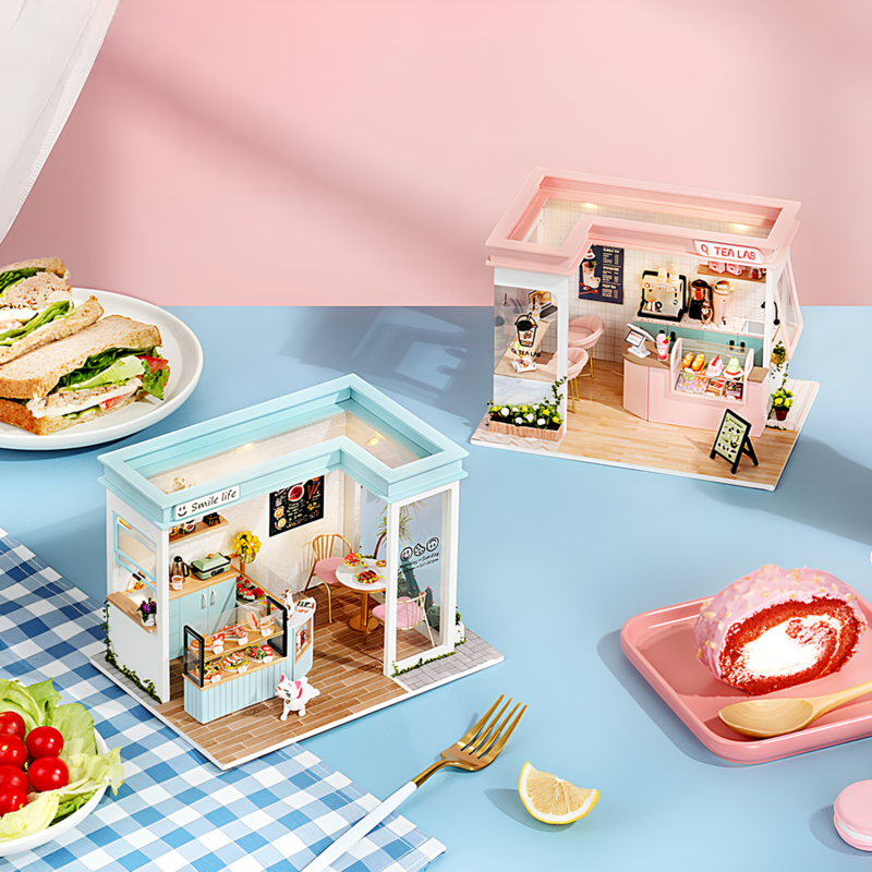 Sanfte Pause Miniatur Haus