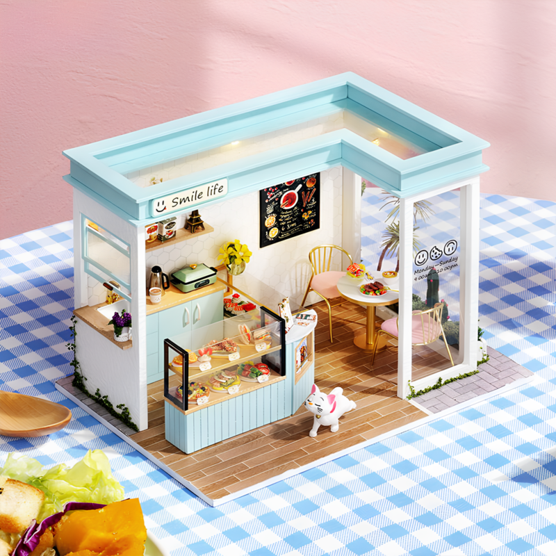 Sanfte Pause Miniatur Haus – Bild 7