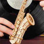 Saxophon 3D Puzzle Holz