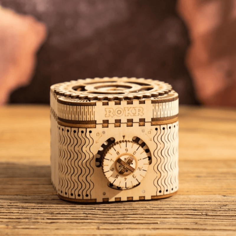 Schatztruhe 3D Puzzle Holz – Bild 2