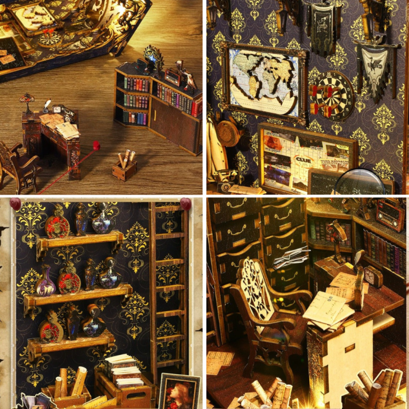 Sherlock Holmes Leseecke Book Nook – Bild 5