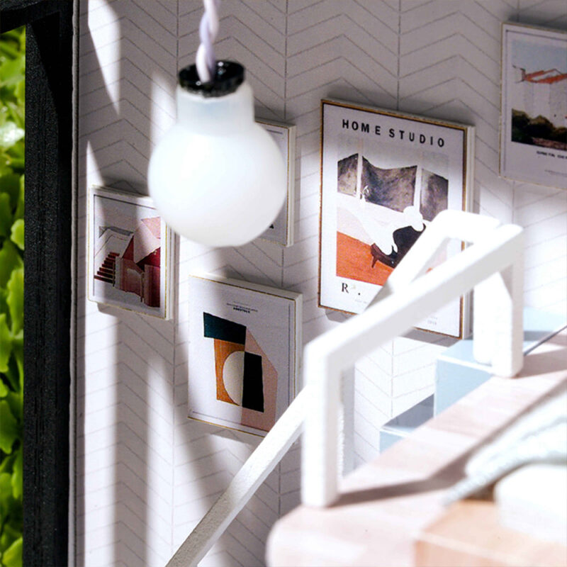 Städtischer Spiegel Miniatur Haus – Bild 10