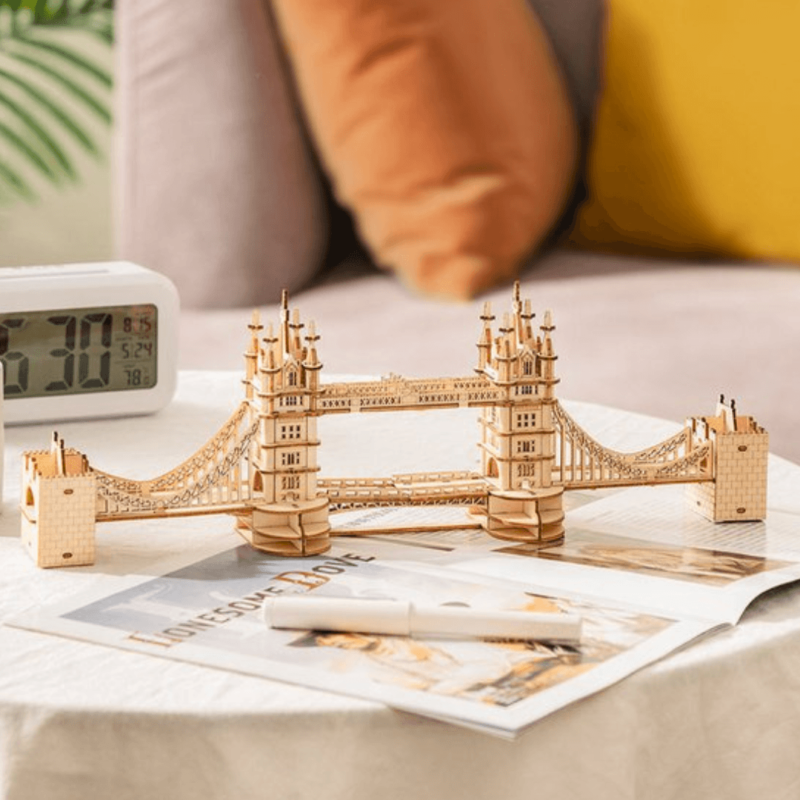 Tower Bridge 3D Puzzle Holz – Bild 2