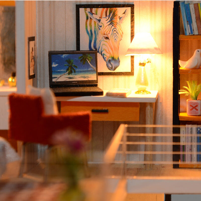 Villa Belle Époque Miniatur Haus – Bild 5
