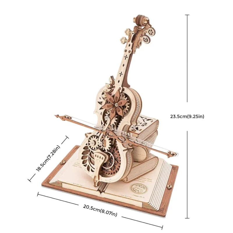 Violoncello 3D Puzzle Holz – Bild 5