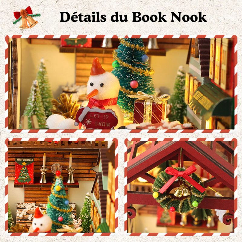 Weihnachtshaus Book Nook – Bild 6