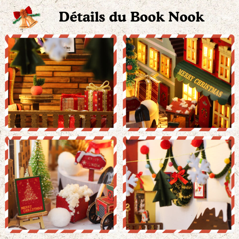 Weihnachtshaus Book Nook – Bild 5