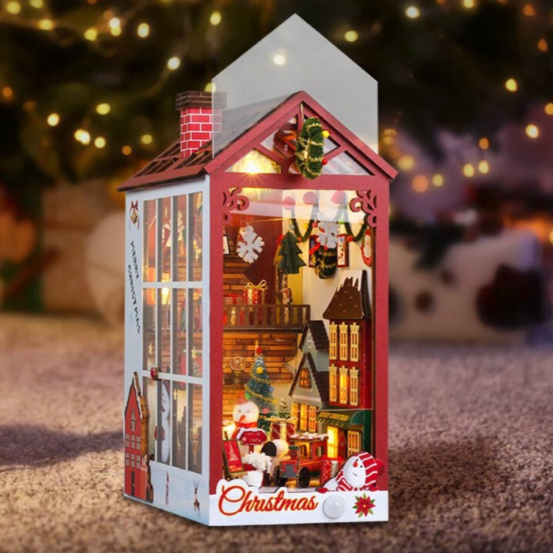 Weihnachtshaus Book Nook – Bild 7